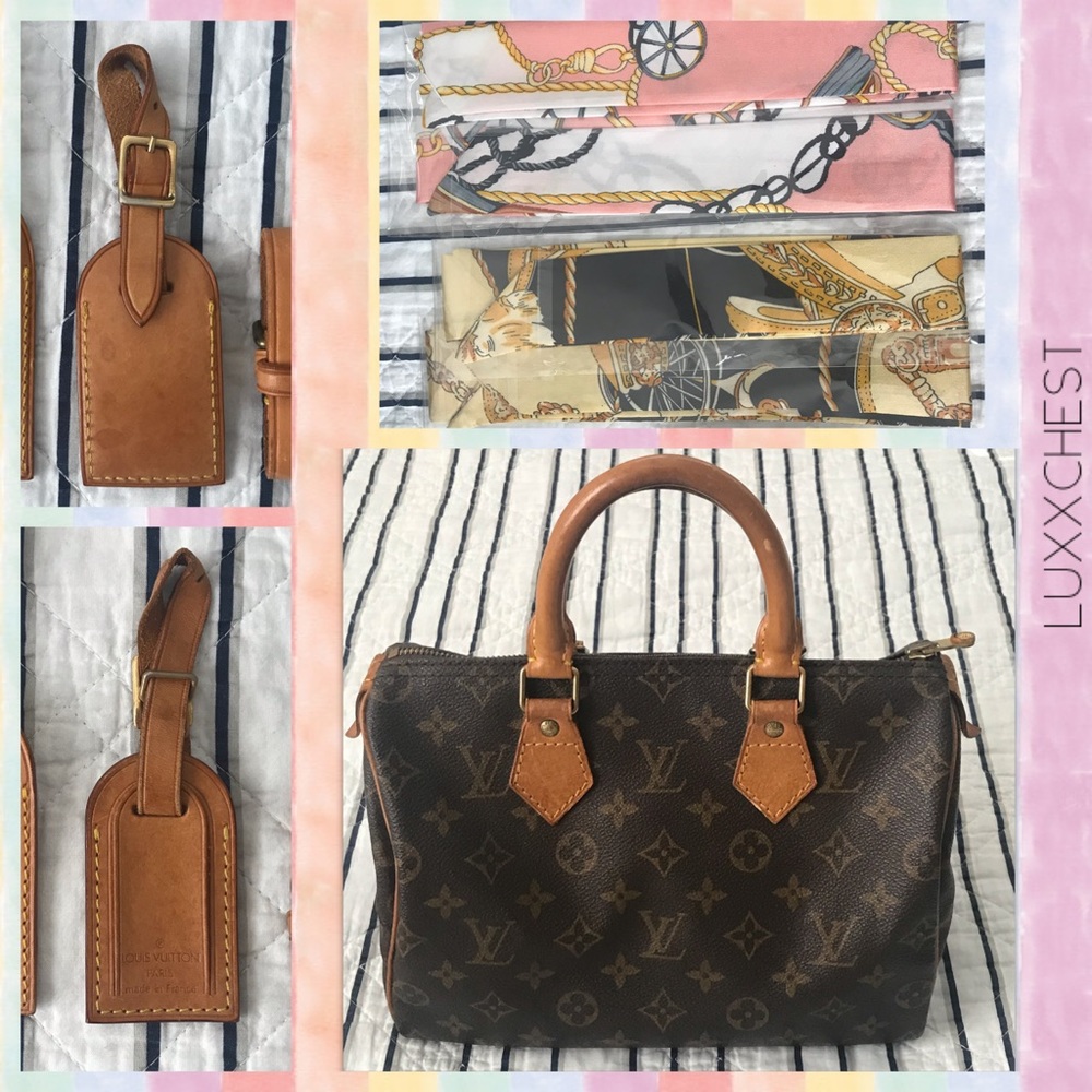 Speedy 25 ❤️ mini Luggage Tag  Louis Vuitton ❤️.